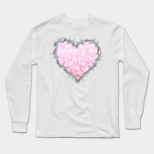 I heart Satan ( blush pink ) Long Sleeve T-Shirt